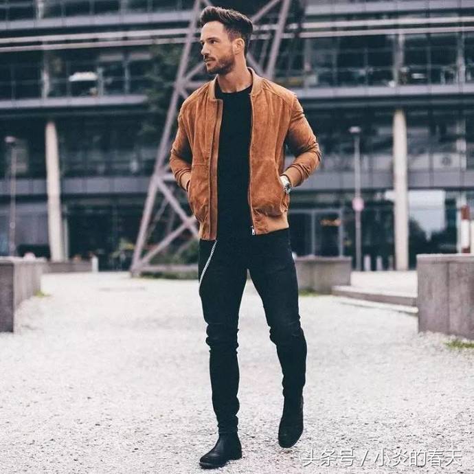 又时髦又帅气的发型穿搭男,帅哭男孩造型