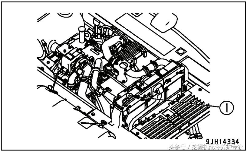 小松56挖掘机换防冻液教程,小松挖掘机防冻液长期不换