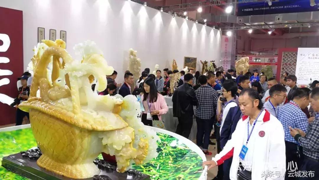 云浮石展会现场,云浮石展2019