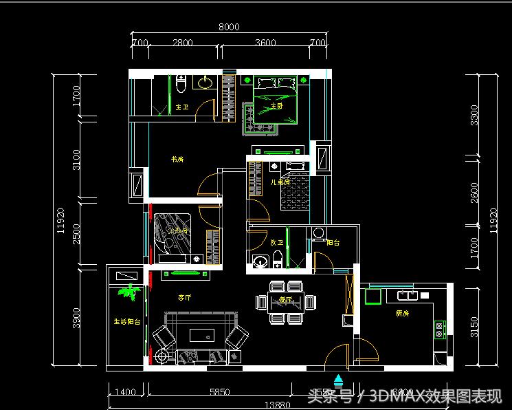 零基础学习室内设计装修教程,室内设计cad教程零基础