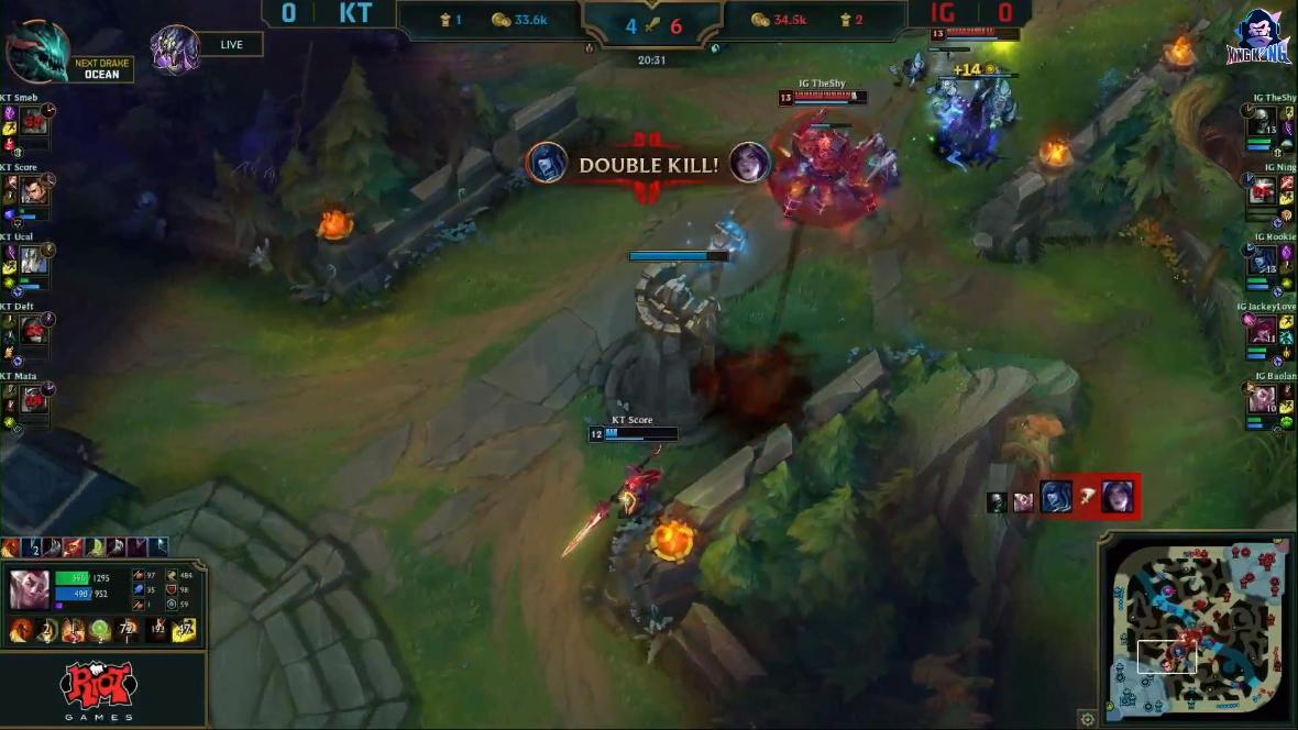 英雄联盟：jklove四杀证明自己！IG3：2将KT斩于马下！