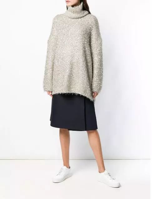 明星同款爱心高领毛衣,今年最火的毛衣秋冬款