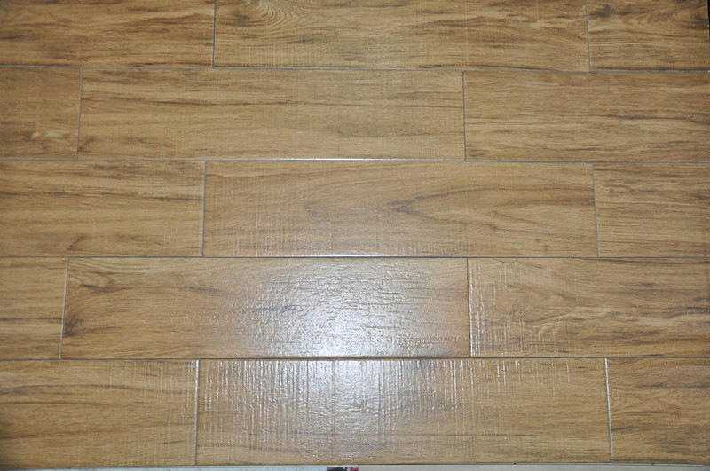 木纹砖不留缝的效果图,铺贴木纹砖不留缝会崩瓷吗