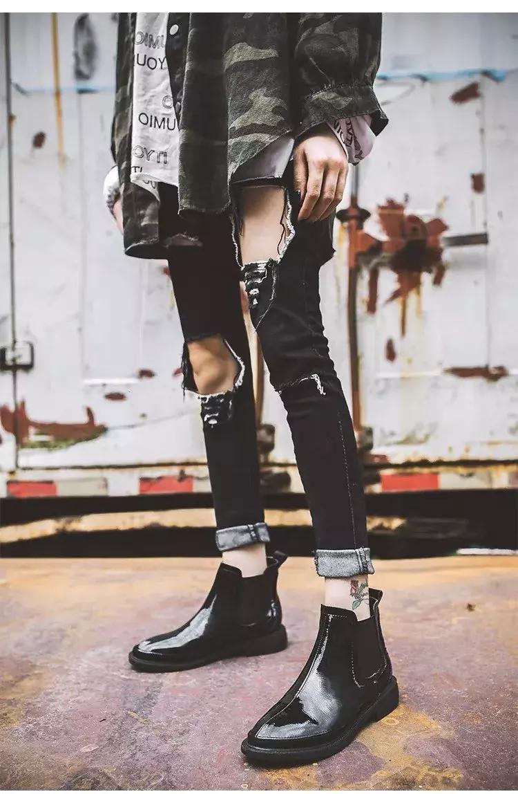 显腿瘦显腿直的靴子,显腿瘦的长筒靴子