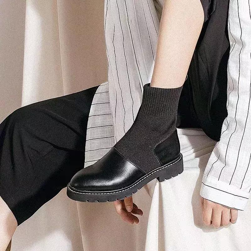 显腿瘦显腿直的靴子,显腿瘦的长筒靴子