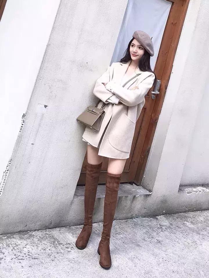显腿瘦显腿直的靴子,显腿瘦的长筒靴子