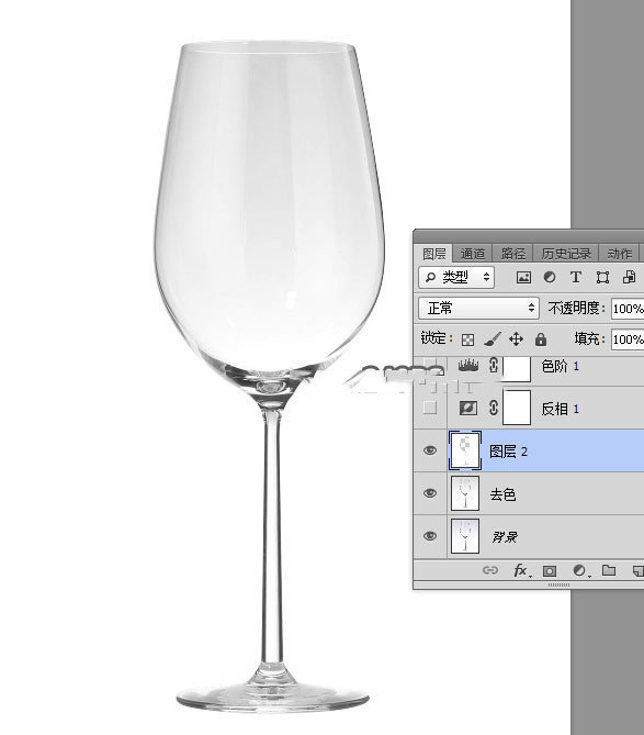 ps怎么给高脚杯里面加图片,ps技巧透明玻璃杯抠图实例教程