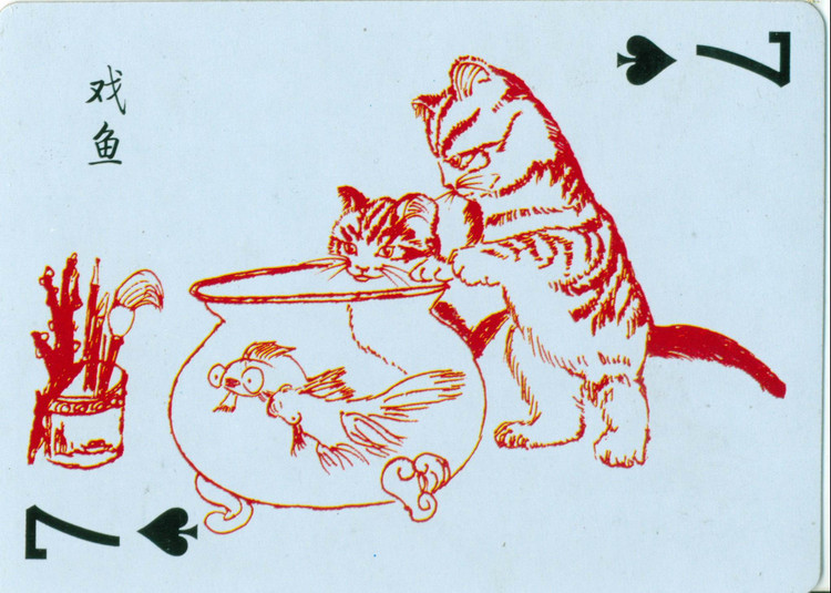 猫谱扑克欣赏,明星扑克牌欣赏