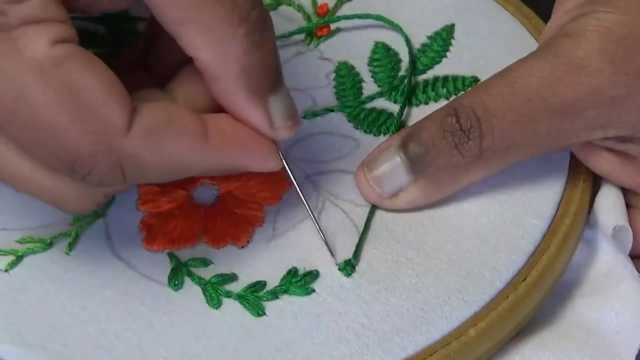 刺绣小教学,手工刺绣教程简单大全