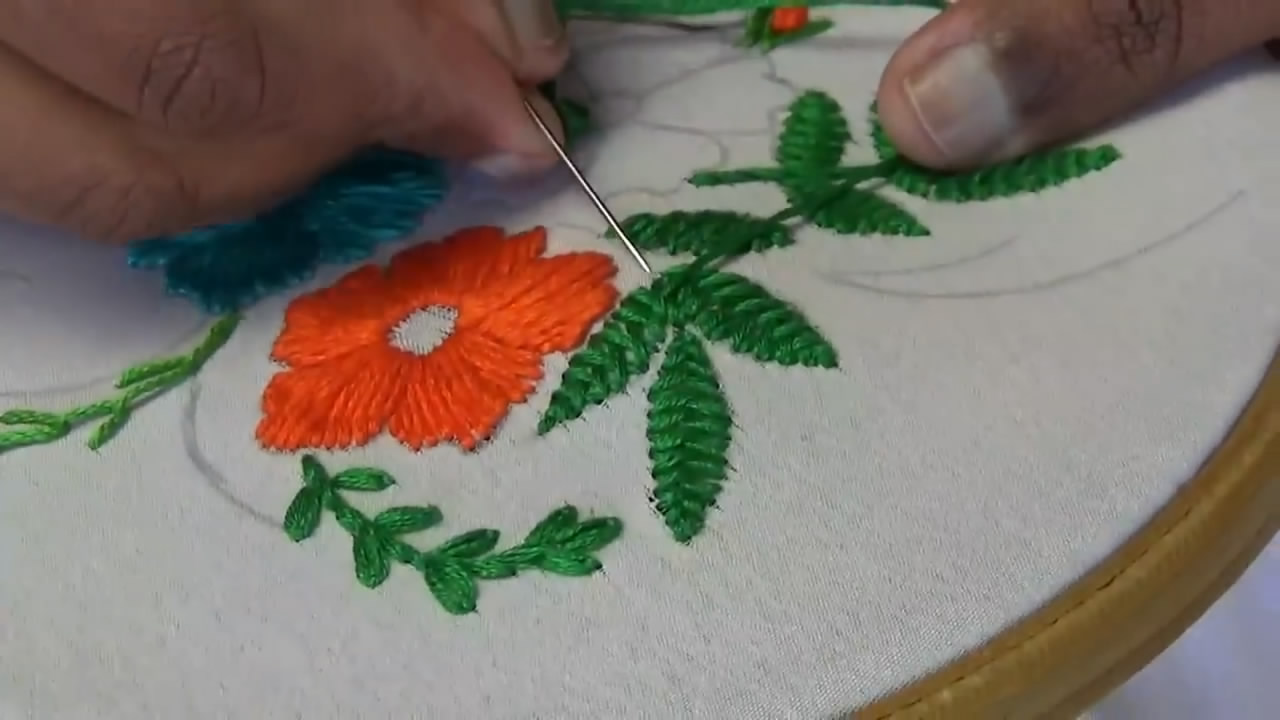 刺绣小教学,手工刺绣教程简单大全