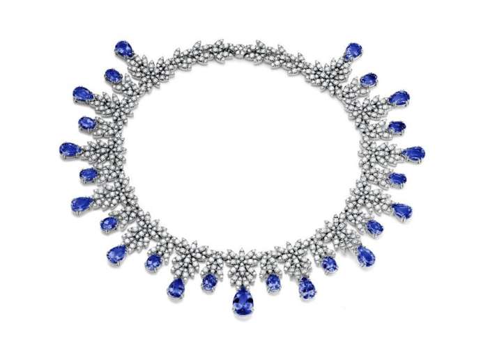 晚宴项链饰品,奢华风项链宴会