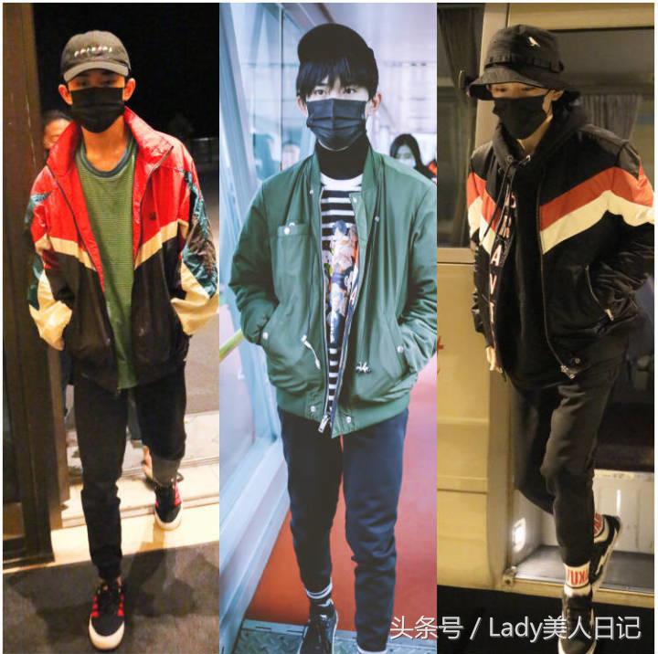 易烊千玺口罩保镖,易烊千玺口罩图