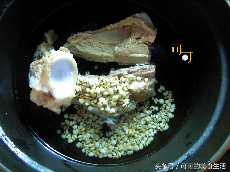 薏米山药猪骨汤做法和功效,猪骨薏米山药胡椒汤