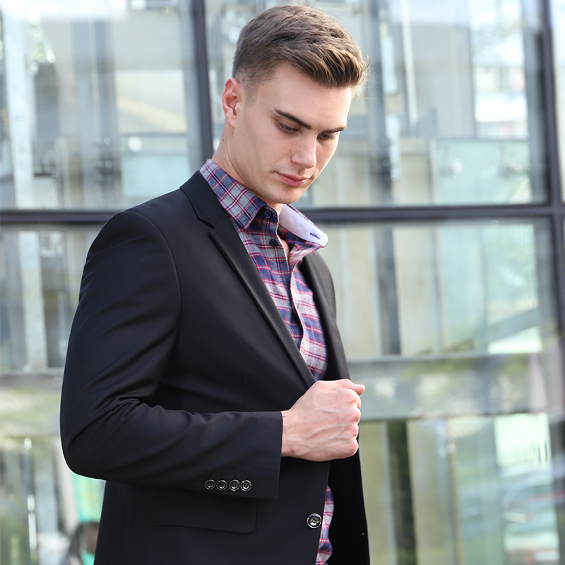 男士格子衬衫型男,型男搭配小指南