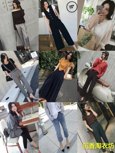 裤装的时髦搭配技巧,裤装搭配参考