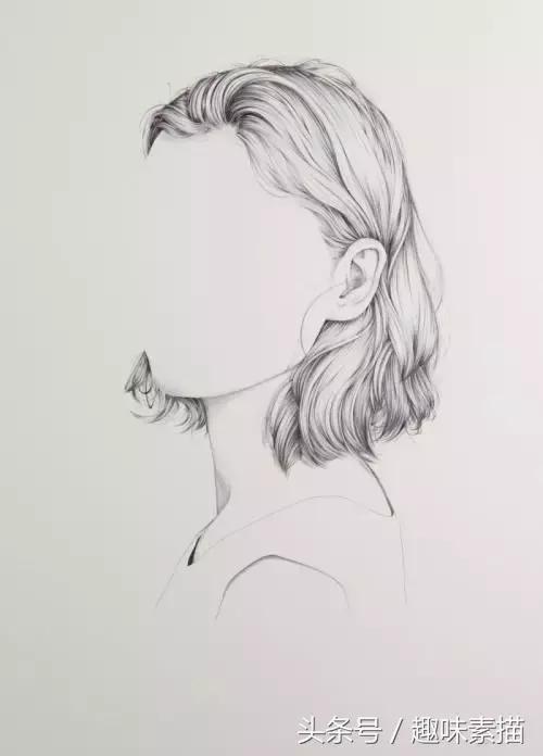 几招教你画头发,一分钟教你画头发