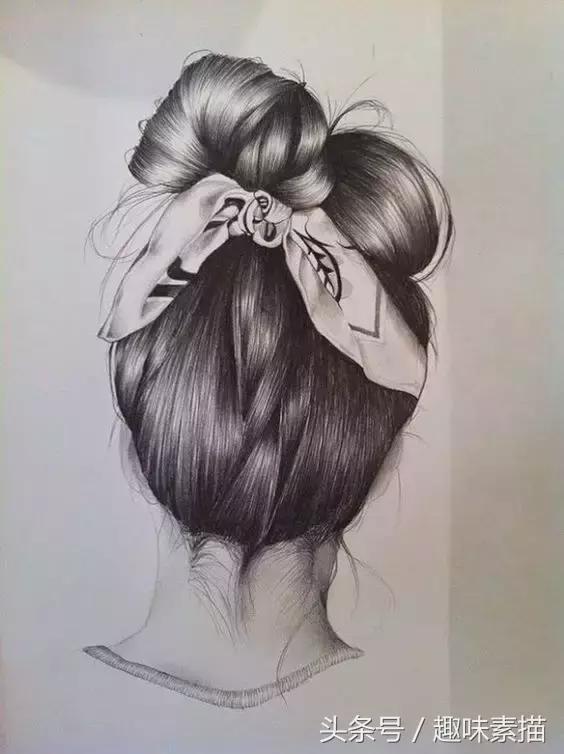 几招教你画头发,一分钟教你画头发