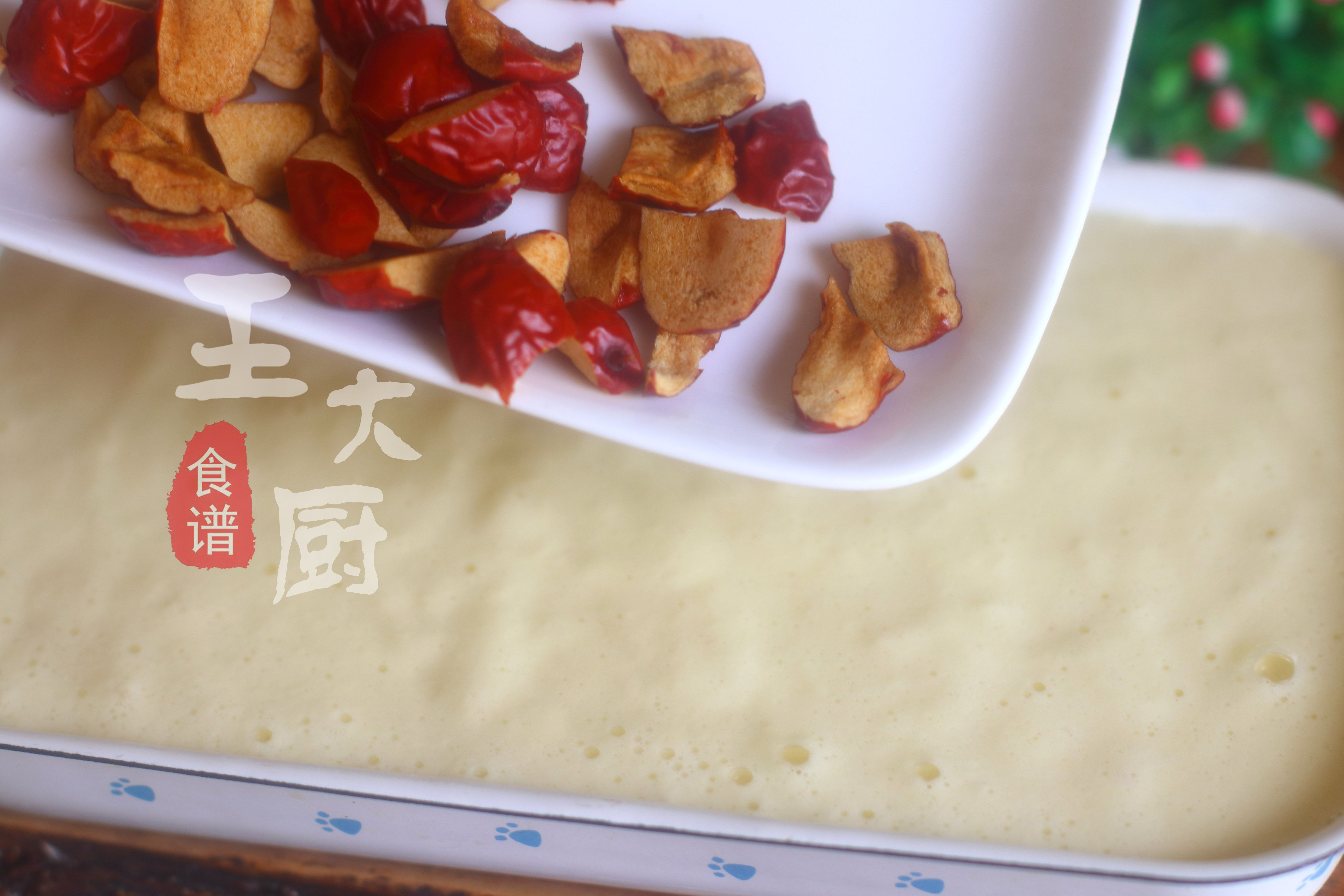 小米糕山药红枣糕做法宝宝辅食,十个月宝宝补铁辅食山药红枣糕