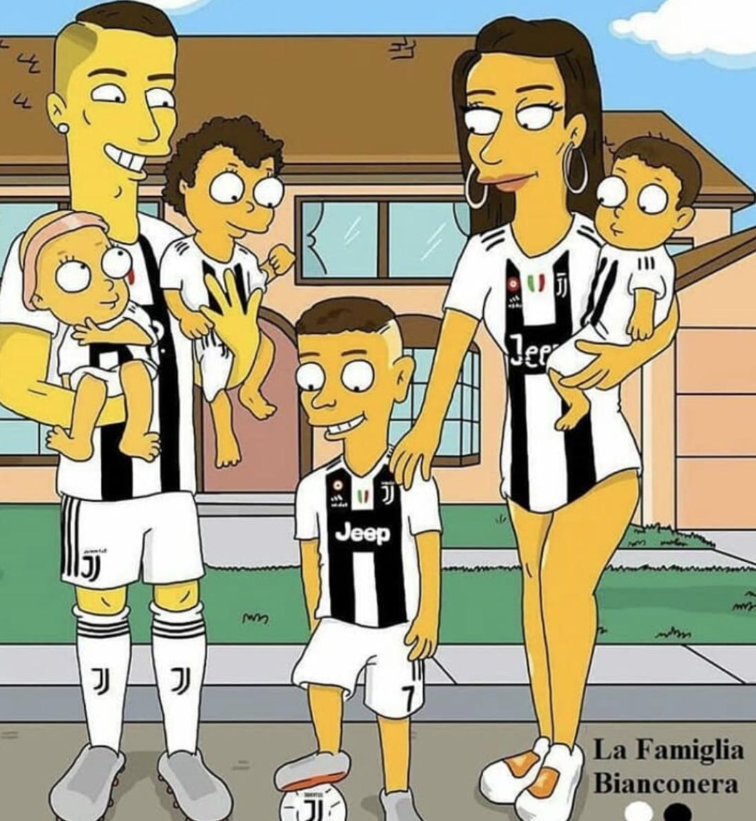 c罗早期和乔治娜的照片,c罗祖孙三代同框照片