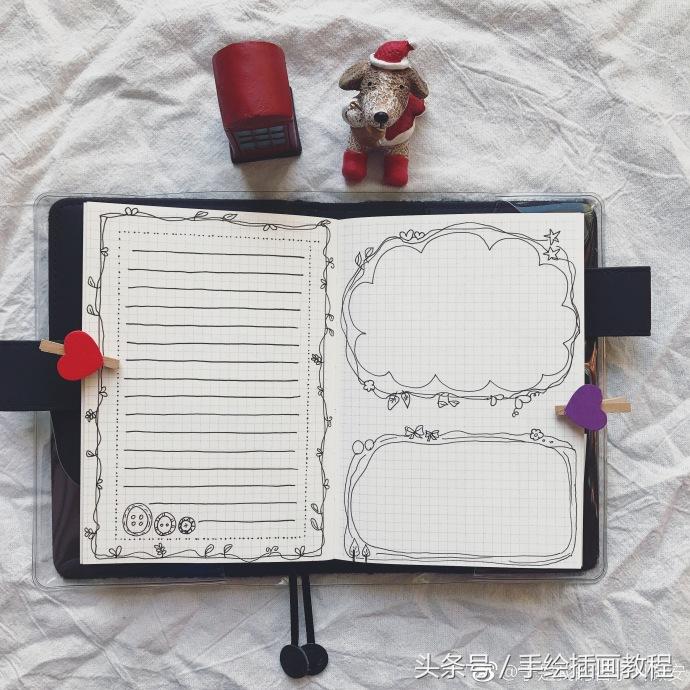 手抄手账排版容易又好做,简单手抄手账教程