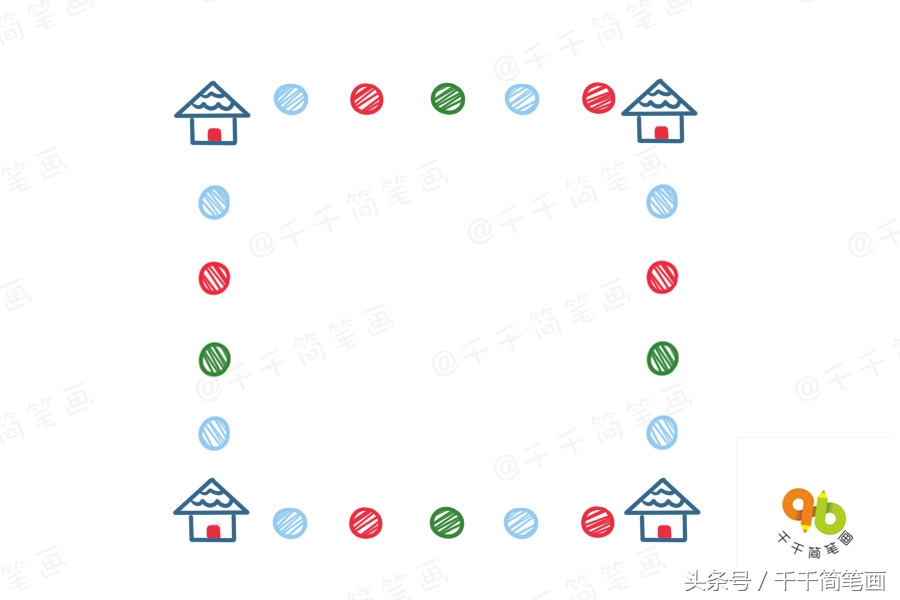 手账边框简单可爱分界线,手账中用的简易边框精美好看可爱