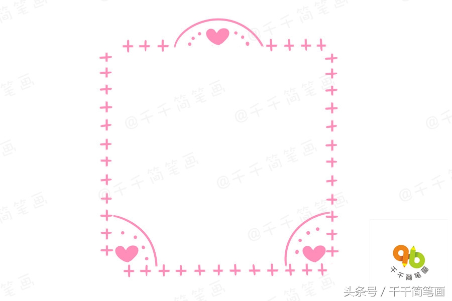 手账边框简单可爱分界线,手账中用的简易边框精美好看可爱