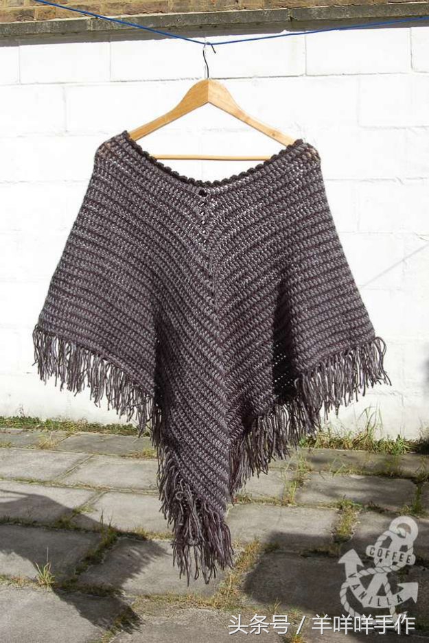 冬天有哪些好看的披肩,冬天织的披肩