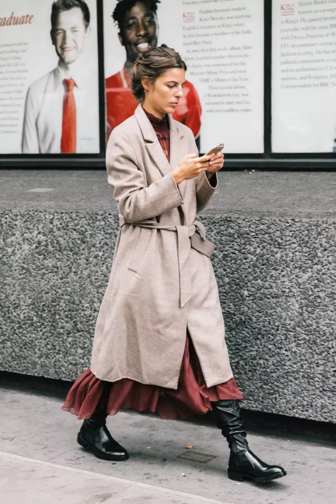 秋冬款的各式大衣教你应该怎样穿,呢子大衣到底怎么穿好看