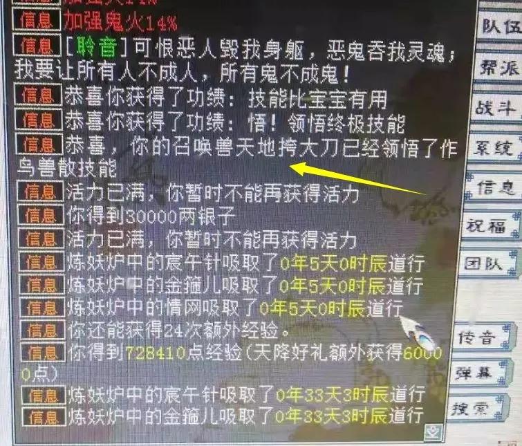 大话西游2老玩家回忆往昔20年,大话西游2小浪淘沙带什么技能