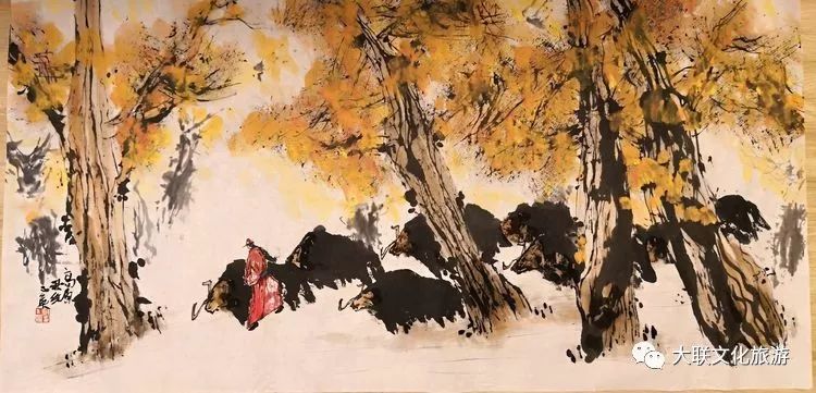 北派山水名家邀请展,荆山楚水山水作品欣赏