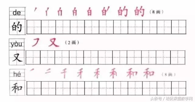 一年级语文上册生字笔顺表打印版,一年级上册语文生字笔顺组词复习