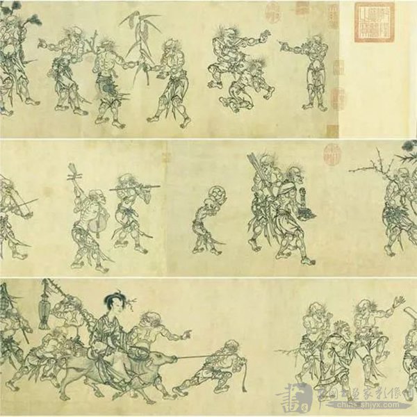 中国古代鬼画怎么画,古代绘画鬼题材的绘画欣赏