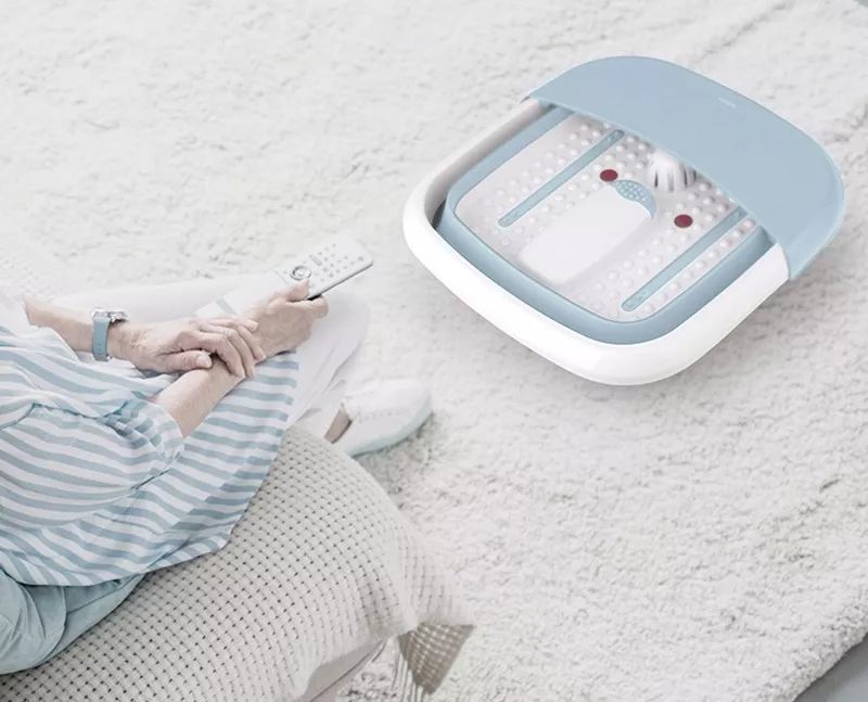 小泡脚盆自动加热按摩,脚部按摩加热足浴盆