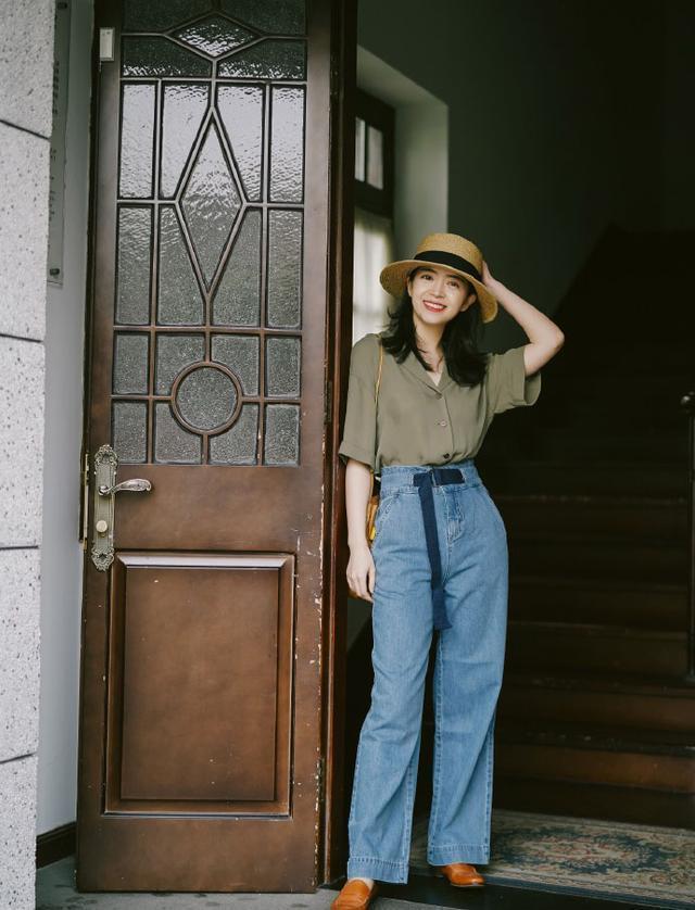 阔腿裤怎么配气质上衣,上衣穿什么搭配阔腿裤