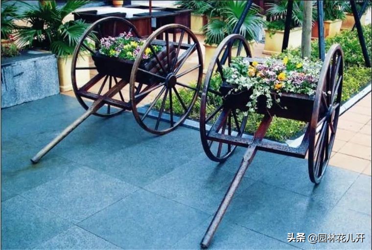 阳台花箱景观设计,景观花架花箱设计