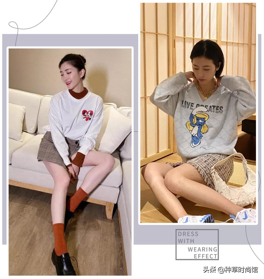 秋冬新款上新卫衣穿搭,今年秋款卫衣的流行款式