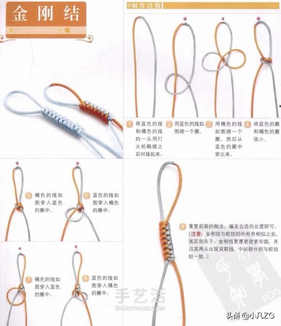 心形中国结编法图解,儿童中国结编法图解