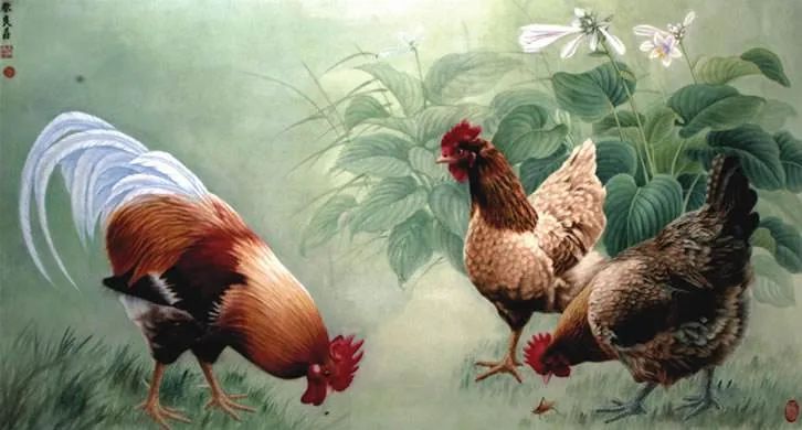 现代工笔重彩人物画,当代工笔重彩人物画