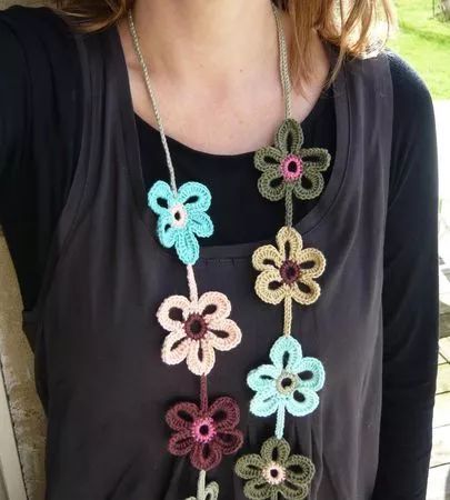 手工钩针编织饰品附图解,钩针编织小饰品图解