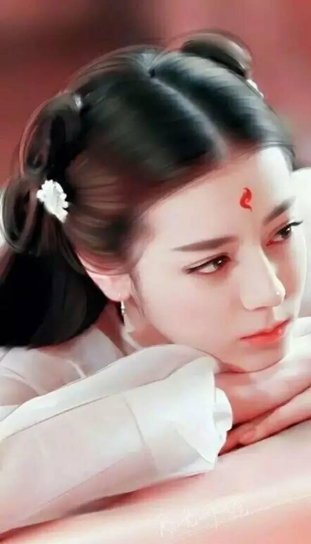 八位最惊艳的古装女子图片手绘,明星手绘壁纸古装