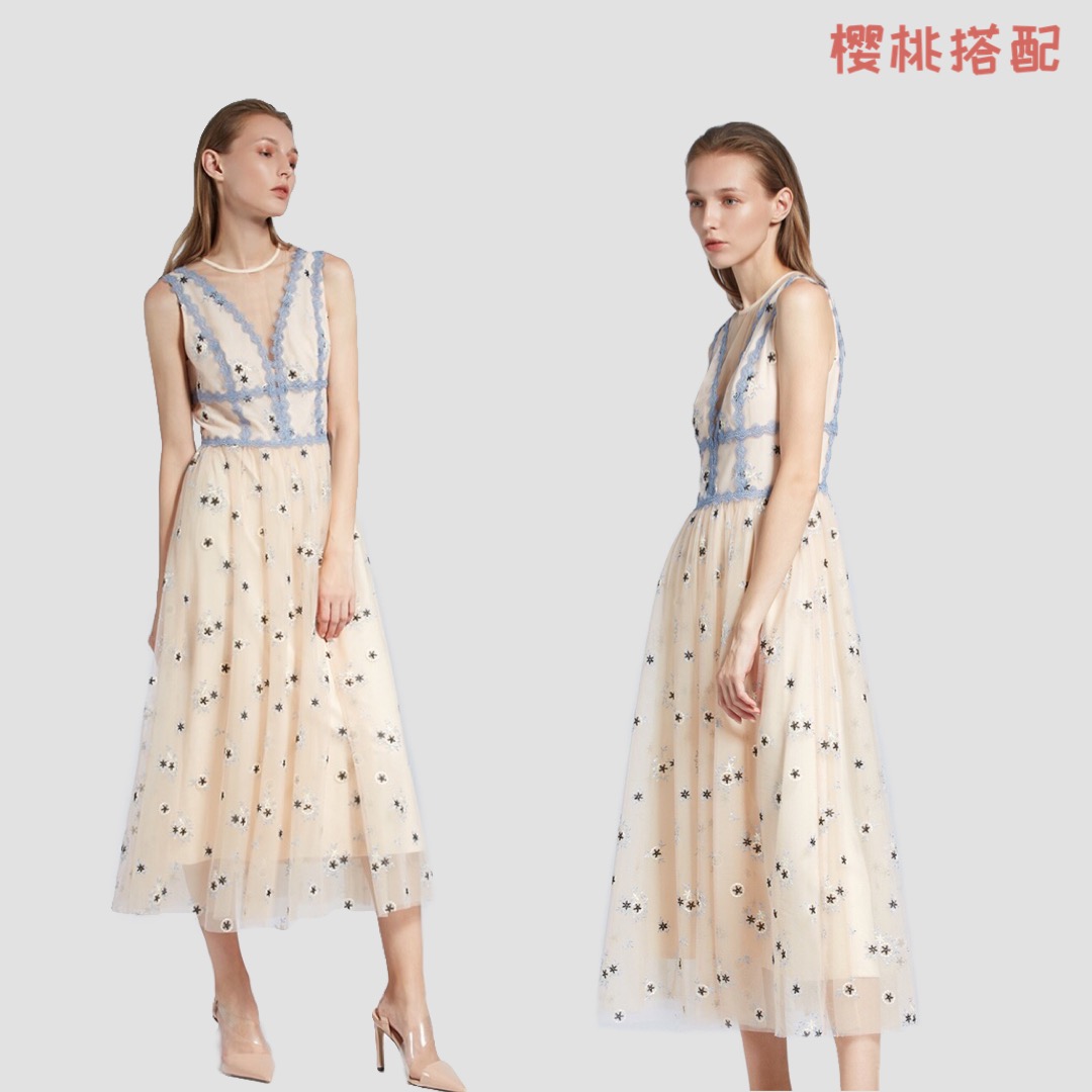 欧时力ochirly黑色连衣裙2021春款,欧时力ochirly连衣裙测评