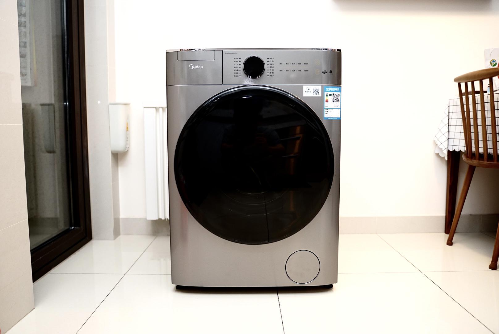 美的y1y洗衣机测评,全自动洗衣机就是方便