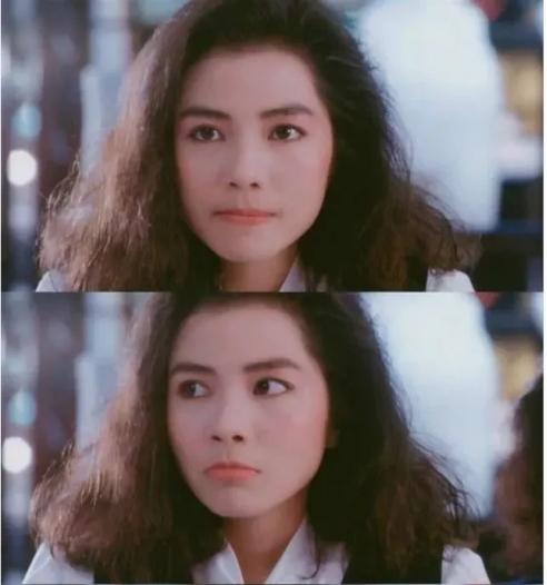 港风一键换脸复古妆特效,女士帅气港风油头复古妆