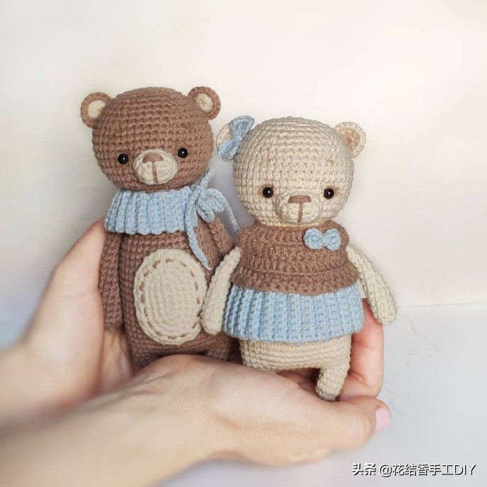 最简单的毛线玩偶钩织,简单好看的毛线钩织玩偶