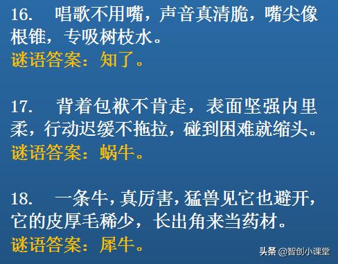 一次有趣的猜字谜游戏,20个猜字谜游戏
