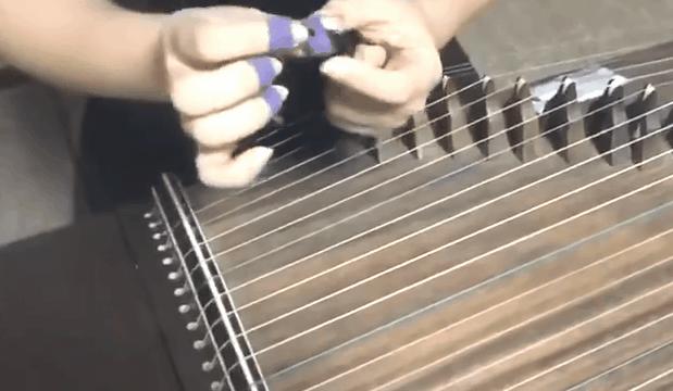 扫摇古筝训练方法,都说古筝版