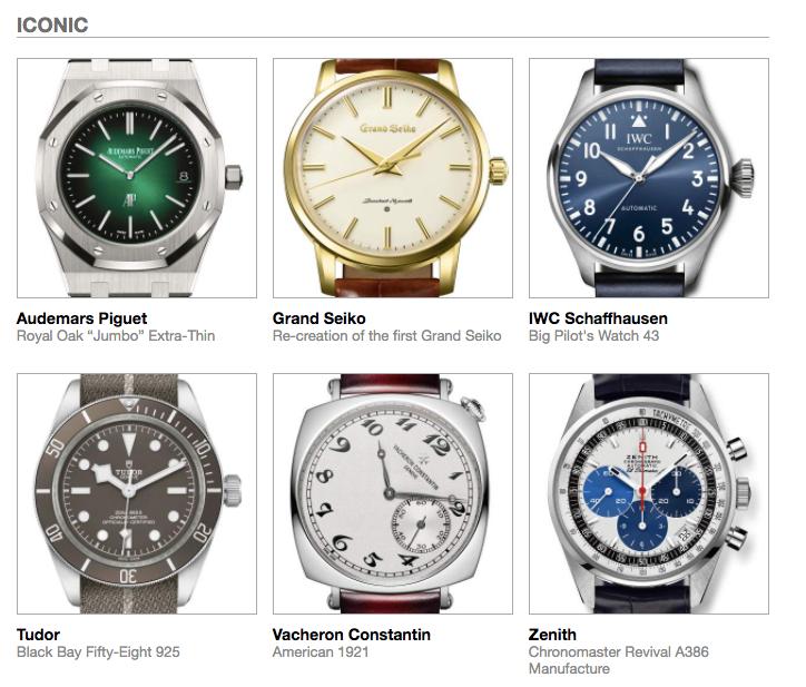 2022瑞士钟表获奖品牌,历届钟表界的奥斯卡