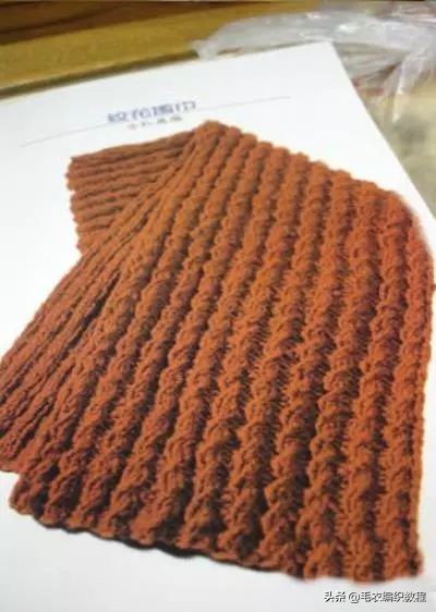 用手就可以织出一条完美的围巾,保暖实用的围巾系法教程