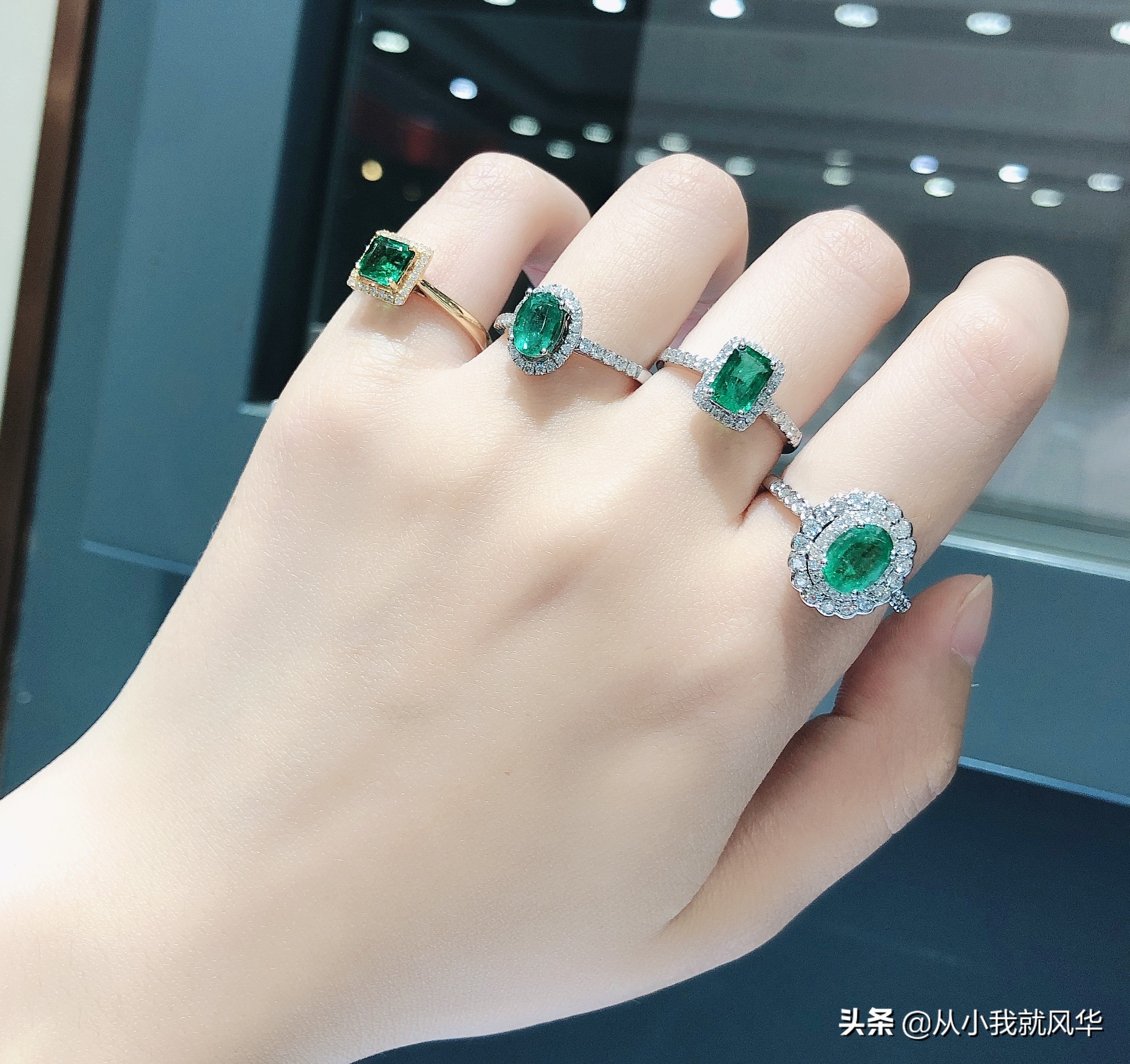 宝石祖母绿怎么介绍,绿色宝石之王祖母绿款式欣赏