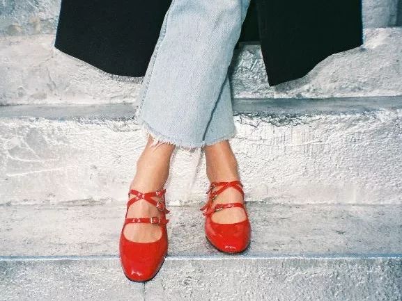 法国玛丽珍鞋学生穿,法式蝴蝶结玛丽珍鞋